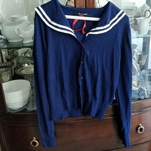 New Hell bunny rockabilly nautical cardigan